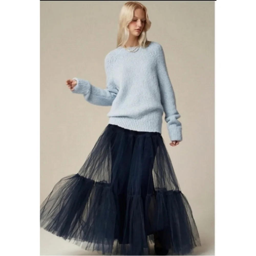 J.Crew Collection Tiered Tulle Maxi Skirt